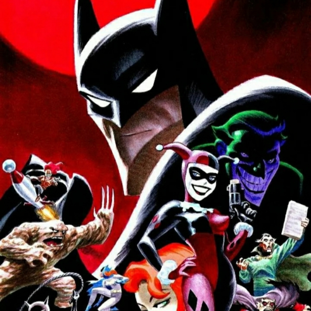 36 by 48 Batman The Animated Series painting